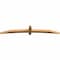 Ekena Millwork Bellingham Rough Sawn Timber Gable Bracket, Western Red Cedar, 96"W x 16"H x 4"D x 4"F, 4/12 Pitch GBW096X16X0404BEL00RWR - alternate 2